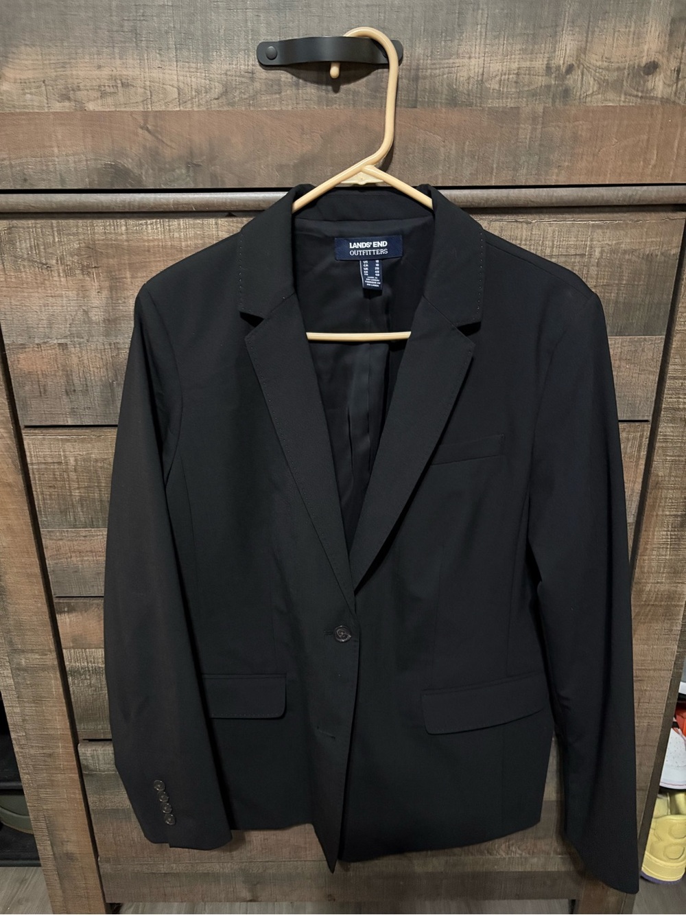 Lands' End Black Women's Blazer